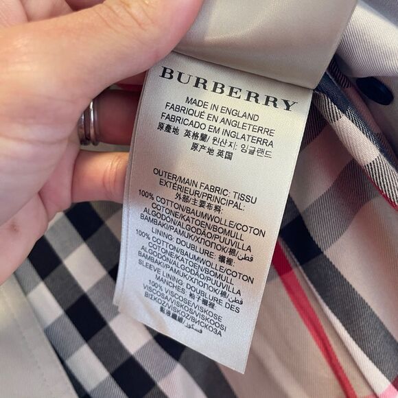 Burberry The Sandringham Trench Coat Women’s Sise M - Picture 15 of 17
